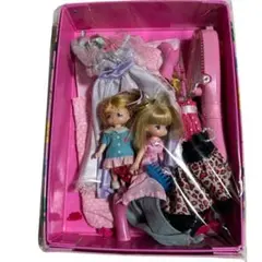 【まとめ売り】リカちゃん ふたごのいもうと ミキちゃんマキちゃん セット小物付き