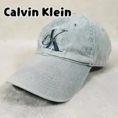 Calvin Klein カルバンクライン キャップ 帽子 デニム 刺繍ロゴCK