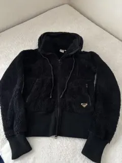 ♡ROXY♡黒いパーカー ハート型ジッパー付きのサムネイル