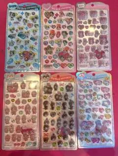 正規品　うるちゅるシール　6枚セット