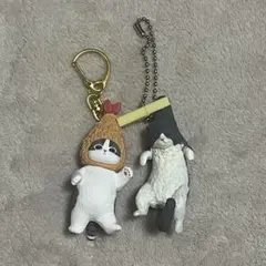 猫 ガチャ mofusand エビフライ 洗濯日和 ストラップ キーホルダーのサムネイル