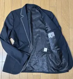 オ*ち様 TAKEO KIKUCHI テーラージャケット ブラック 黒 L