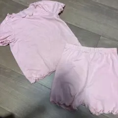 SHEINピンク 半袖 トップス ショートパンツ セットアップ2-3Y