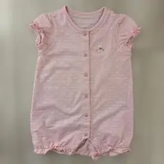 ミキハウス ロンパース ピンク 70cm