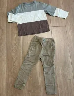 バースデイ　しまむら　トップス　パンツ　110〜120サイズ　2点セット