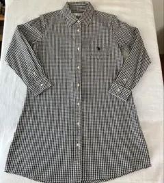 ⭐︎U.S.POLO ASSN⭐︎長袖ギンガムチェックシャツワンピース　Ｌのサムネイル