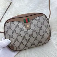 GUCCI オールドグッチ　GGシュプリーム　シェリーライン　ショルダーバッグ