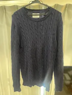 ワコマリア THE GUILTY PARTIES ニットセーター ネイビー