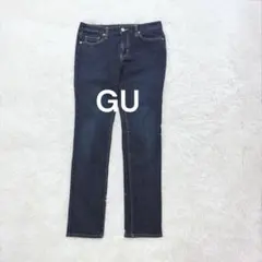 ジーユー♡GU ウルトラストレッチスキニージーンズ デニム L W73 インディ