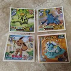 イーブイ・シャワーズ・サボネア・ヘラクロス シールセット