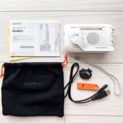 手回し充電ラジオ ICF-B09 ホワイトのサムネイル