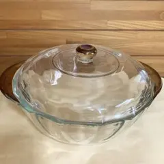 昭和レトロ　iwaki キャセロール　Pyrexパイレックスのサムネイル
