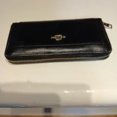 COACH 長財布 ラウンドファスナー ブラックのサムネイル