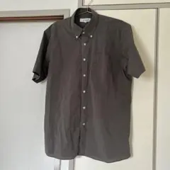 LAW DESIGN メンズ 半袖シャツ ブラウン LL