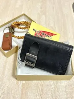 Red Wings ブラック ウォレットロープ　二つ折り財布　美品　廃盤　レアのサムネイル