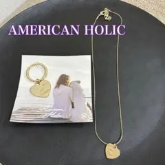 AMERICAN HOLIC ハート型ネックレス チャーム アクセサリー