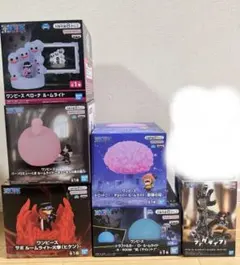 ☆新品未開封☆ ワンピース　ルームライト+フィグライフ 全6種まとめ売り