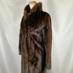 SAGA MINK　ロングコート　毛皮　B5027