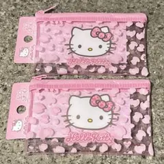 【残り1セット】サンリオキャラクターズ ハローキティ ラメポーチ 2個セット