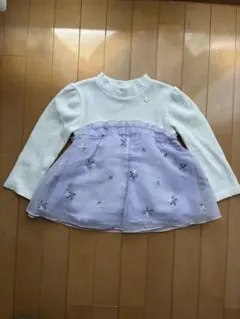 アプレレクール　アジサイ刺繍チュニック　100