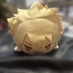 僕のヒーローアカデミア 爆豪勝己 でっかいぽふっとくつろぎぬいぐるみ タグ付き