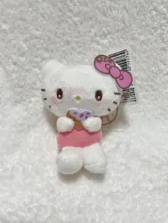 サンリオmikko ドーナツ　マスコット ハローキティ　ぬいぐるみ