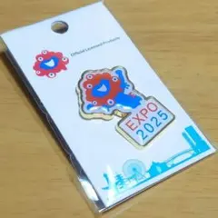 大阪関西万博EXPO2025 ミャクミャクプレートピンバッジ飛び 新品未使用品