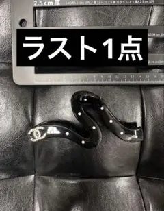 CHANEL ブラックドット ヘアクリップ ノベルティ - メルカリ