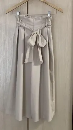 パンツ　ベルトリボン付き