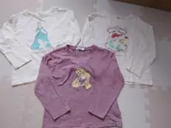 ディズニープリンセス Tシャツ 3枚セット 100cm