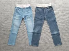 トップバリュ★のびるっちパンツ★デニム★130cm