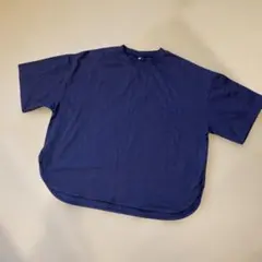 ★coca★ レギュラーオンス５分袖ビックTシャツ サイズM ネイビー