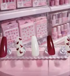 ハートデザイン ネイルチップ