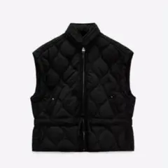 ZARA キルティングベスト XS 美品
