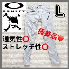 美品❤️ OAKLEY オークリー スカル メンズ ゴルフパンツ 32インチ 白