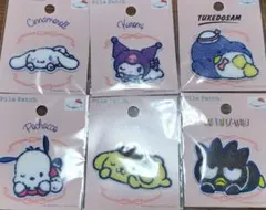 パイルワッペンシール 6点セット サンリオ