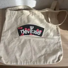 Deviluse トートバッグ チェリー柄