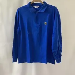 REXTAR 青 ポロシャツ Lサイズ　クリーニング済み