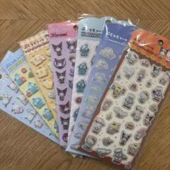正規品　サンリオ　ぷくっとシール　7種類セット