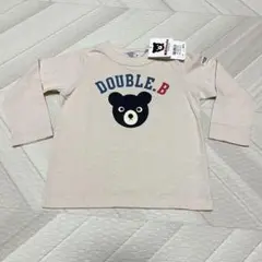 新品タグ付き♡ダブルビーDOUBLE.B♡Bくんプリント　ロンT長袖　90