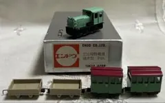 ナローゲージ　エンドウ 立山砂防軌道 酒井型 5tDL ＋人車＋トロッコ ナローゲージ エンドウ 立山砂防軌道 酒井型 5tDL ＋人車＋トロッコ