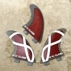 FCS TC Aqua lineサーフボードフィン 5枚セット FCS トムキャロル・シグネーチャー TC AQUA-LINE 5FIN 中古フィン (No
