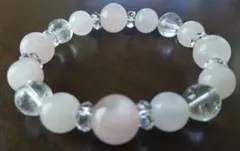 今日限定セール★モルガナイト×5Aランクカット水晶×アイリスクォーツ