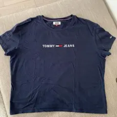 TOMMY JEANS Tシャツ ネイビー M オーバーサイズのサムネイル