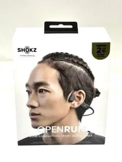 SHOKZ OPENRUN 骨伝導イヤホン ブラック SKZ-EP-000003