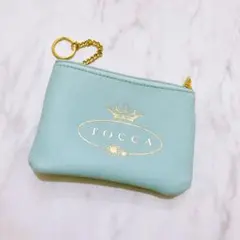 TOCCA トッカ キーチェーン付きマルチポーチ ミントブルー 小物入れ　ポーチのサムネイル