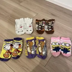キャラクターソックス 5足セット