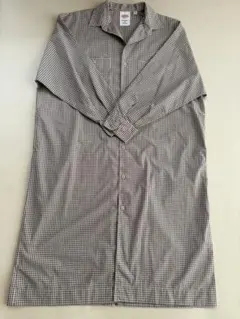 DANTON ダントン シャツワンピース チェック ベージュ 36