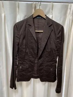 美品　COMME CA DU MODE テーラードジャケット 麻のサムネイル