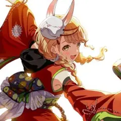学園アイドルマスター　藤田ことね 冠菊　コスプレ衣装　狐マスク　セット